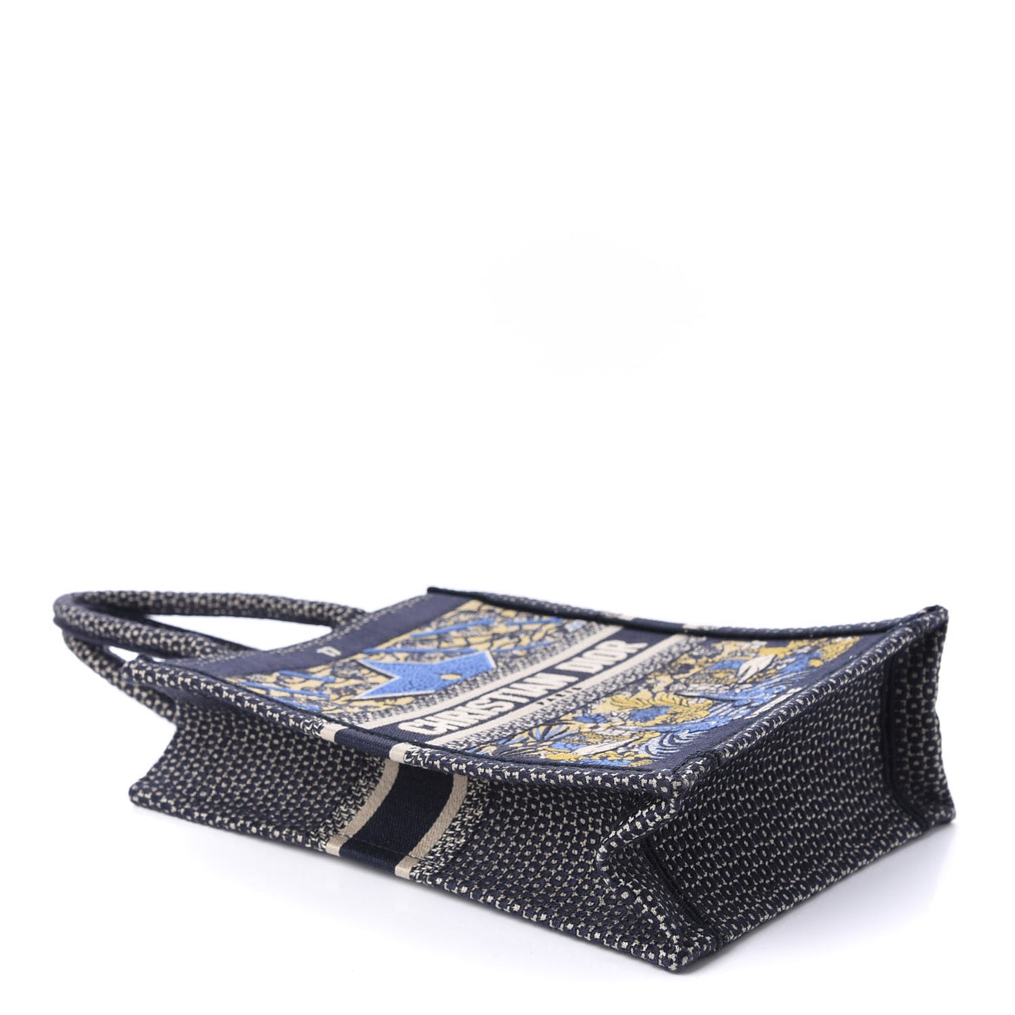 Canvas Embroidered Vertical L'Etoile Book Tote