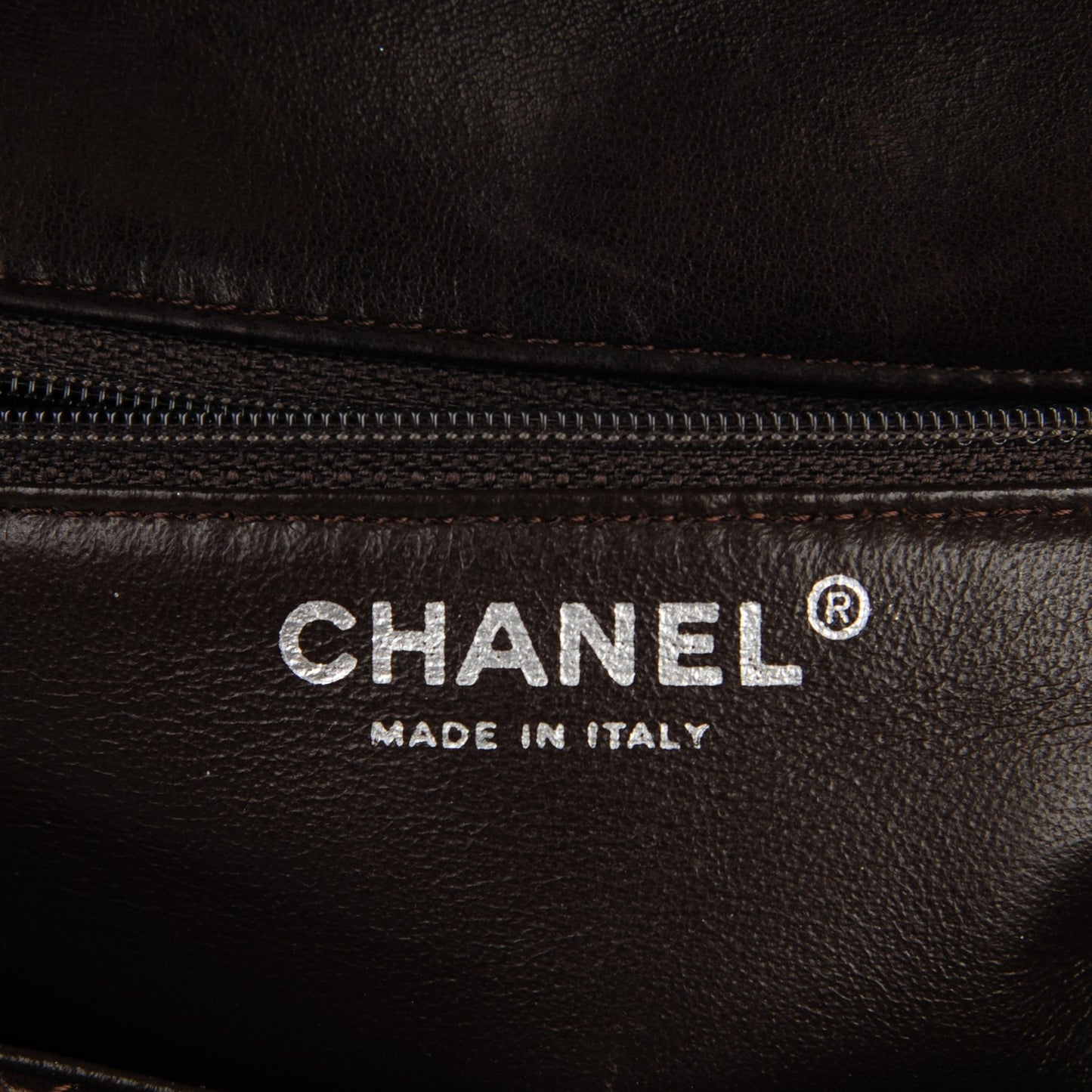 Lambskin Quilted Jumbo Kelly Flap Brown