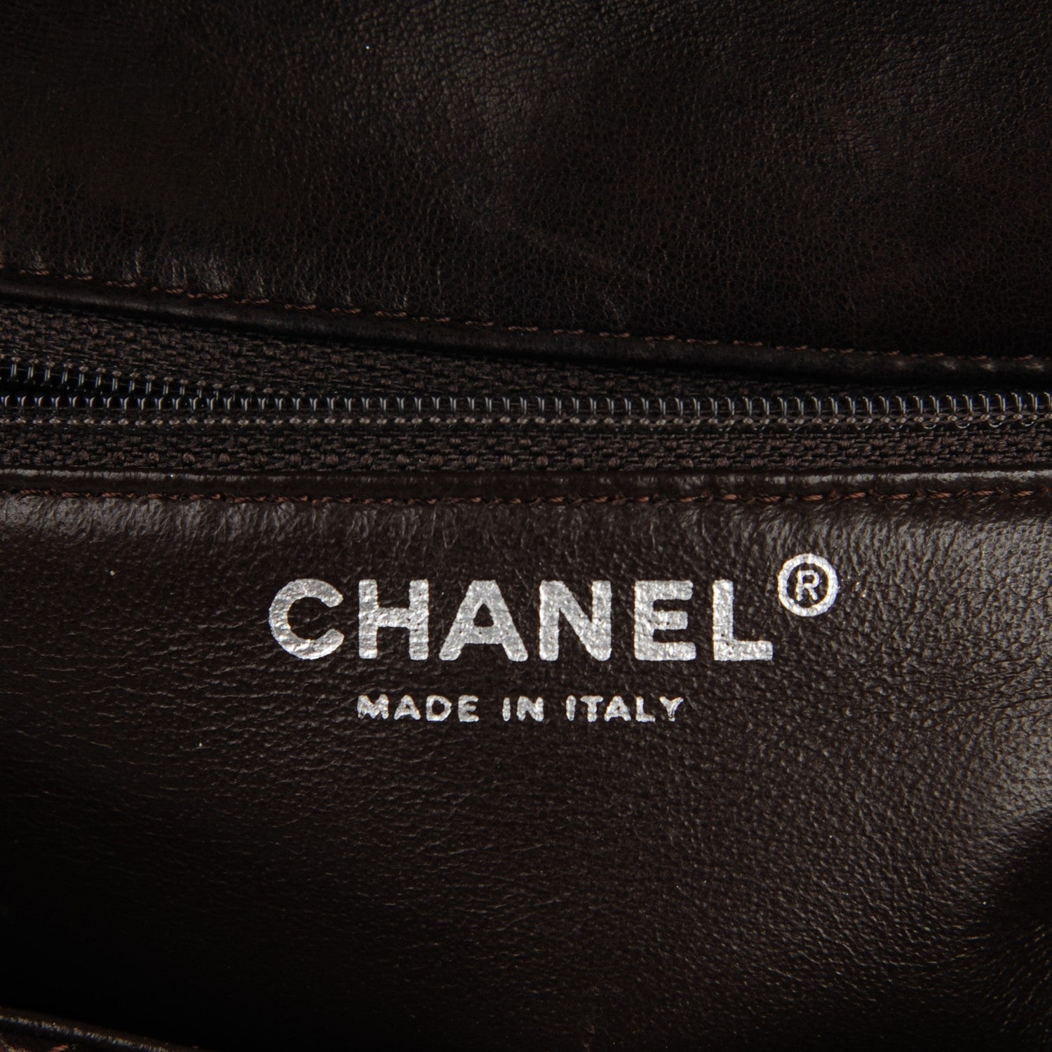 Chanel Lambskin Quilted Jumbo Kelly Flap Brown 9 of 10