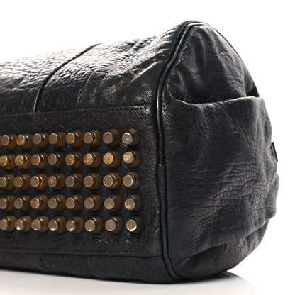 Alexander Wang Pebbled Lambskin Rocco Black Antique Brass Hardware 9 of 12