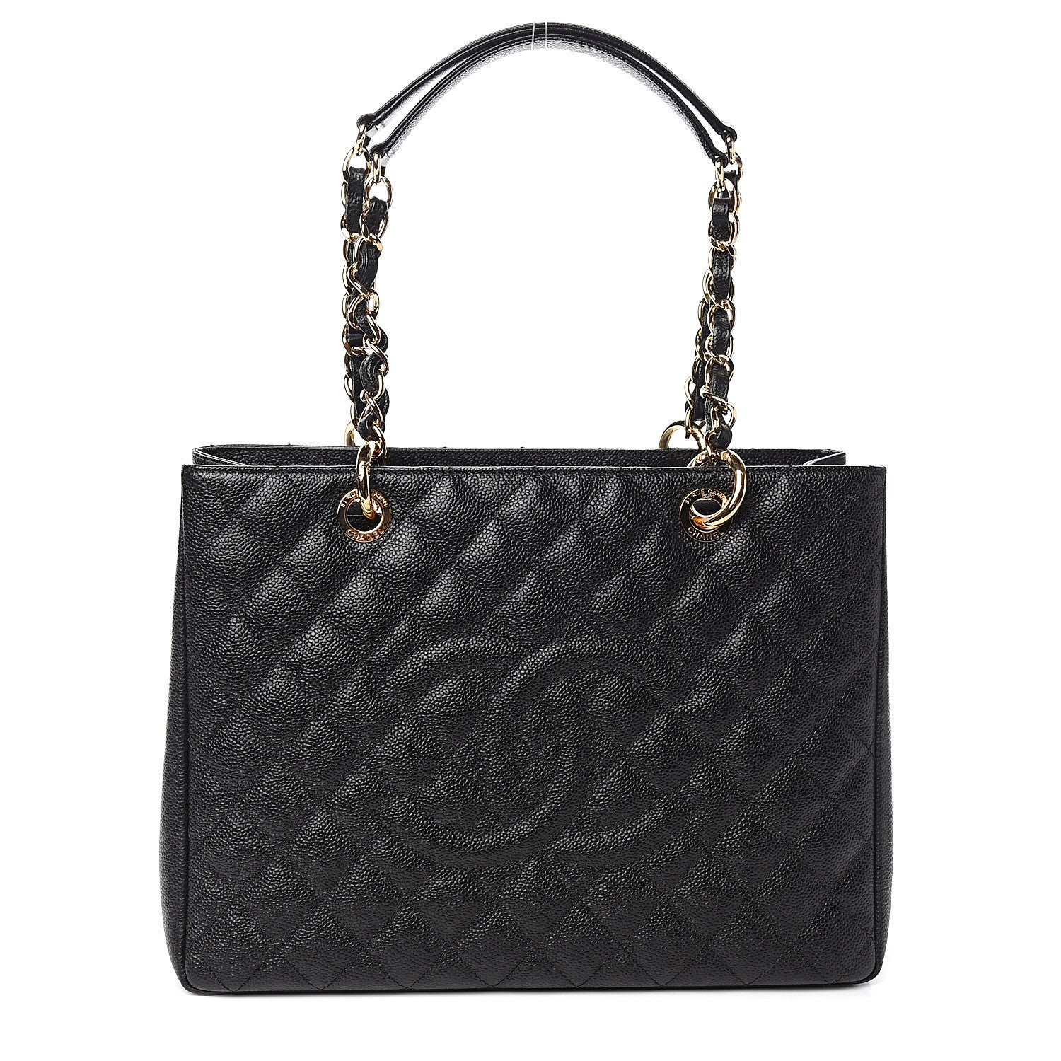 Chanel Caviar Quilted Grand Shopping Tote GST Black 1 of 11