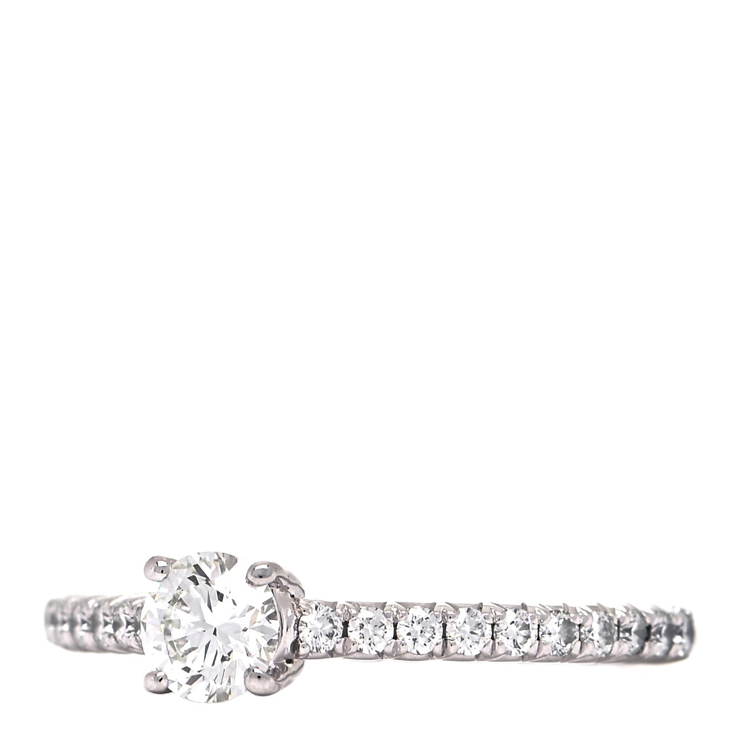 Platinum Diamond .31ct Novo Engagement Ring 50 5.5