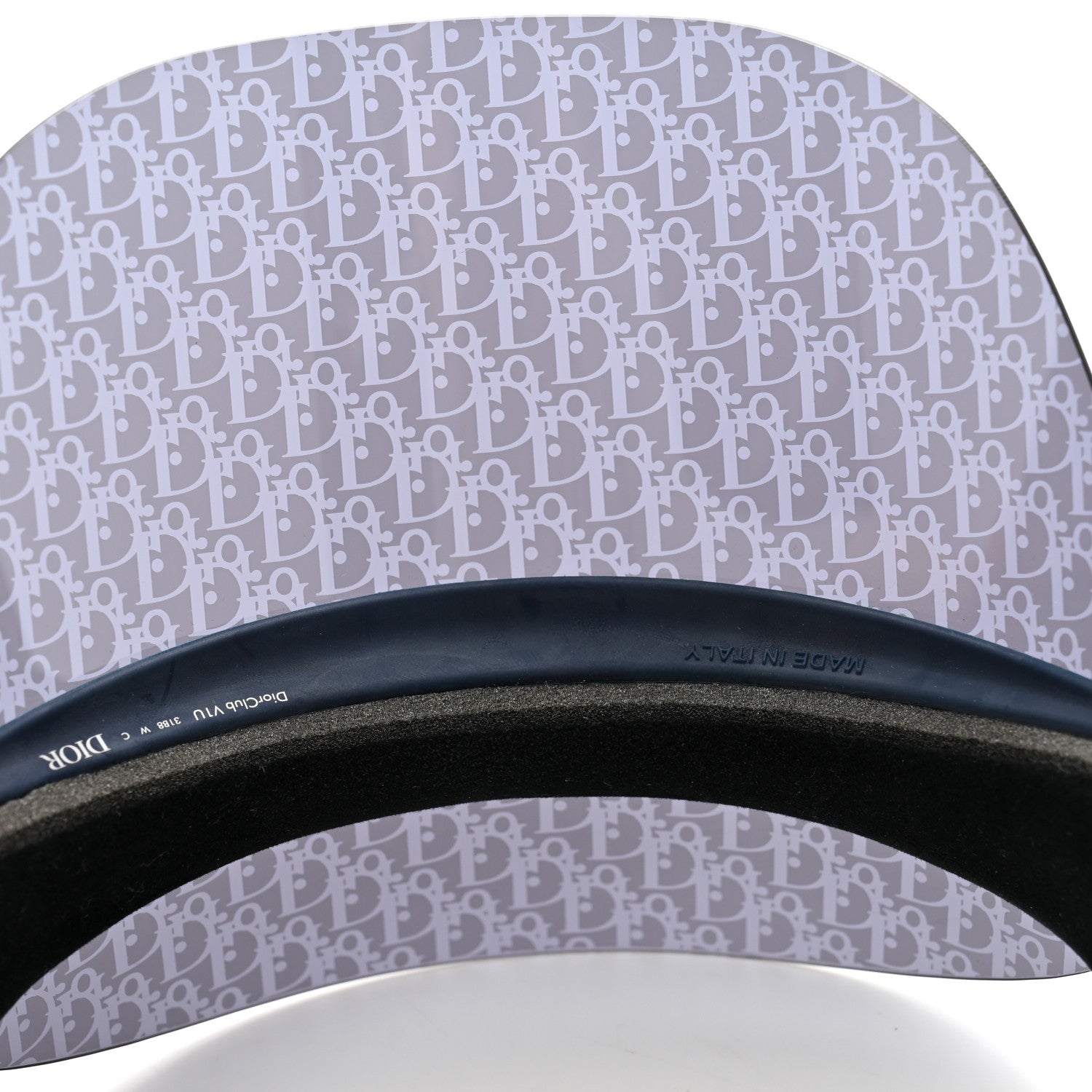 Christian Dior Oblique DiorClub V1U Sun Visor Blue 7 of 9