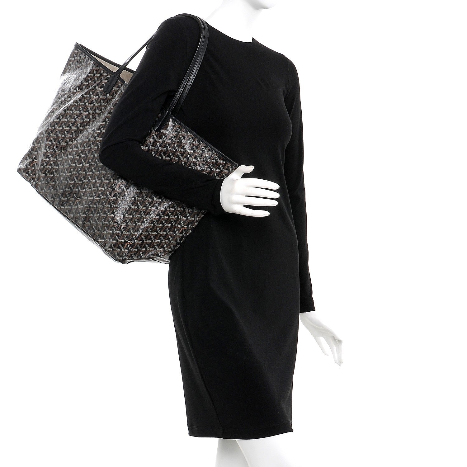 Goyard Goyardine Saint Louis GM Black 2 of 14