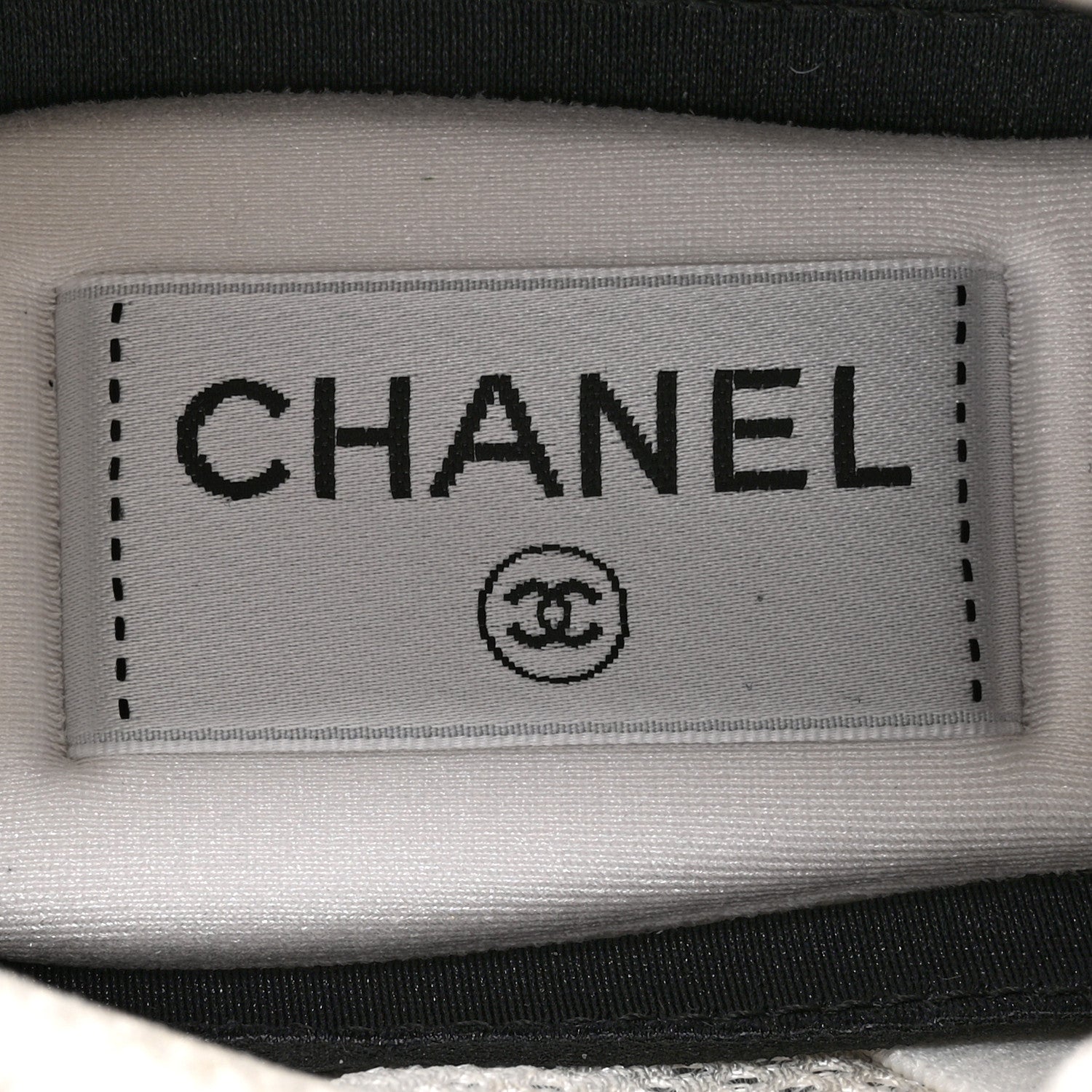 Chanel Calfskin Suede Calfskin Logo Womens Sneakers 35 White Gray 7 of 10