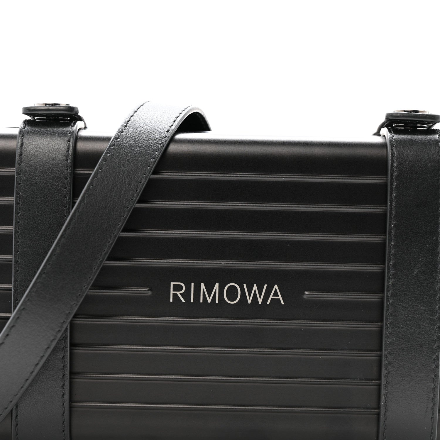 Rimowa Matte Aluminum Personal Cross-Body Bag Black 1838007