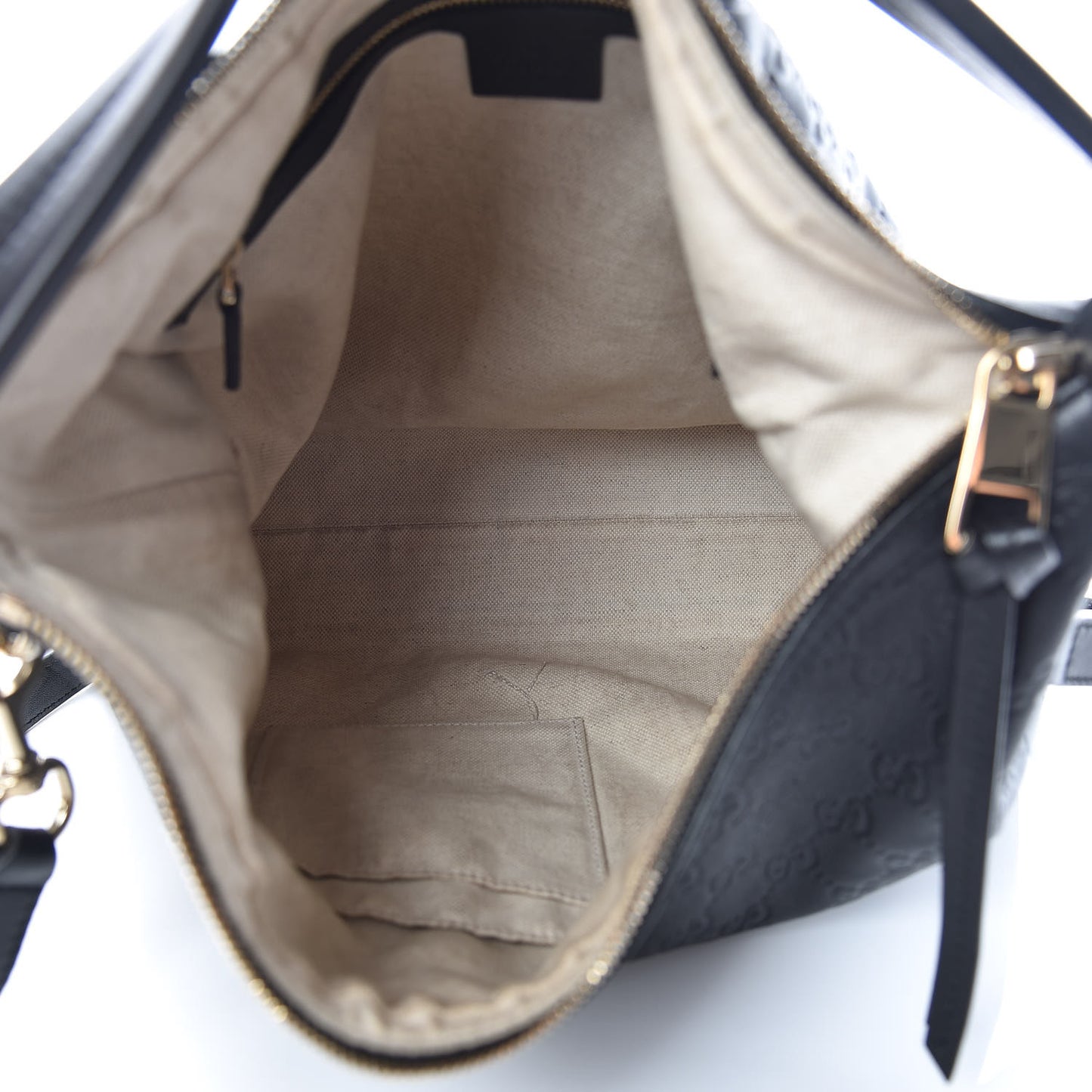Guccissima Small Miss GG Hobo Black