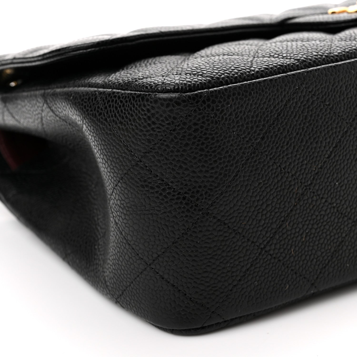 Chanel Caviar Quilted Jumbo Double Flap Black 9 of 10