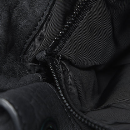 Alexander Wang Pebbled Lambskin Diego Bucket Black Iridescent Hardware 10 of 10