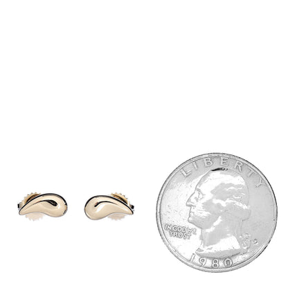 Tiffany 18K Yellow Gold Elsa Peretti Teardrop Earrings 2 of 4