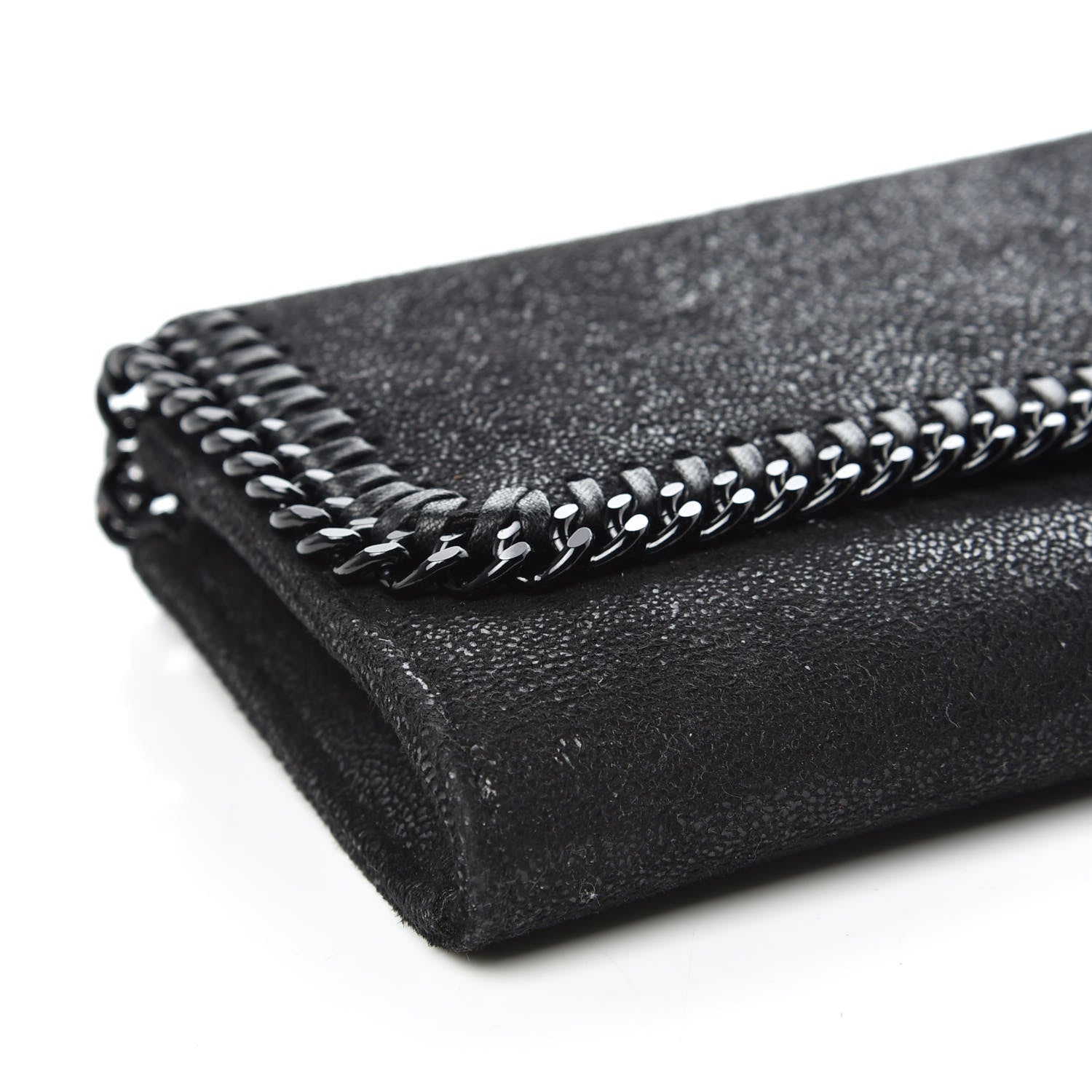 Stella McCartney Shaggy Deer Falabella Crossbody Clutch Black 5 of 9