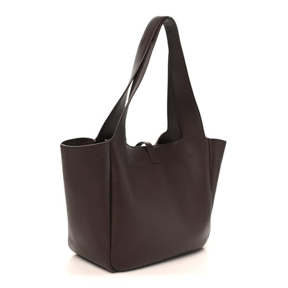 Saint Laurent Smooth Calfskin Le 5 A 7 Bea Tote Raisin 3 of 10