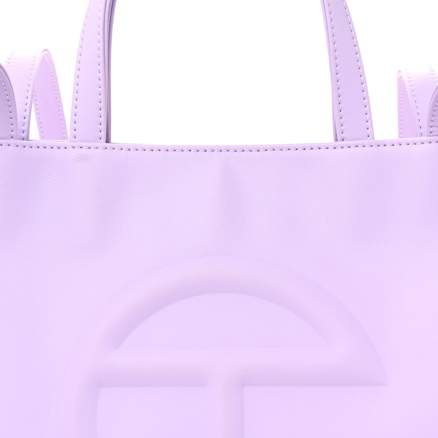 Telfar Vegan Leather Medium Shopping Bag Lavender 7 of 11