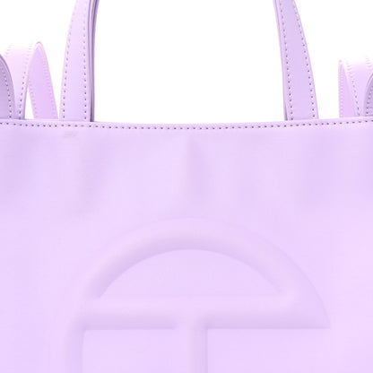 Telfar Vegan Leather Medium Shopping Bag Lavender 7 of 11