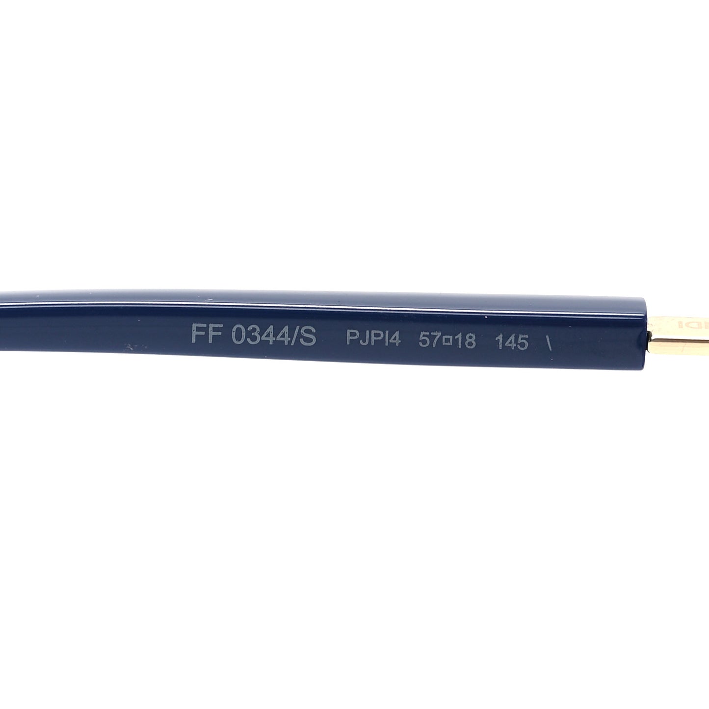 Acetate F Is Fendi FF Sunglasses FF 0344/S Navy