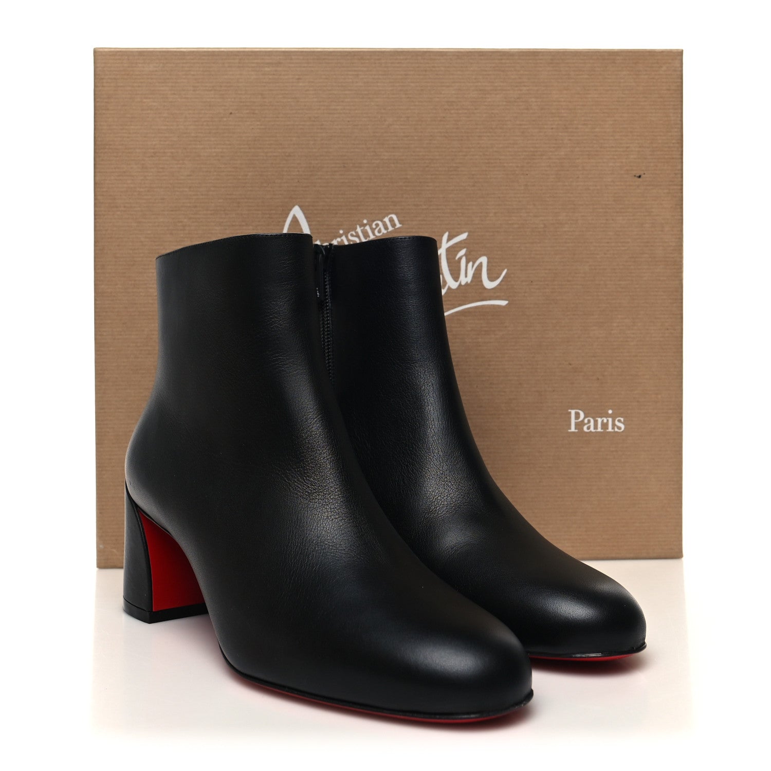 Christian Louboutin Calfskin Turela 55 Ankle Boots 36 Black 8 of 8
