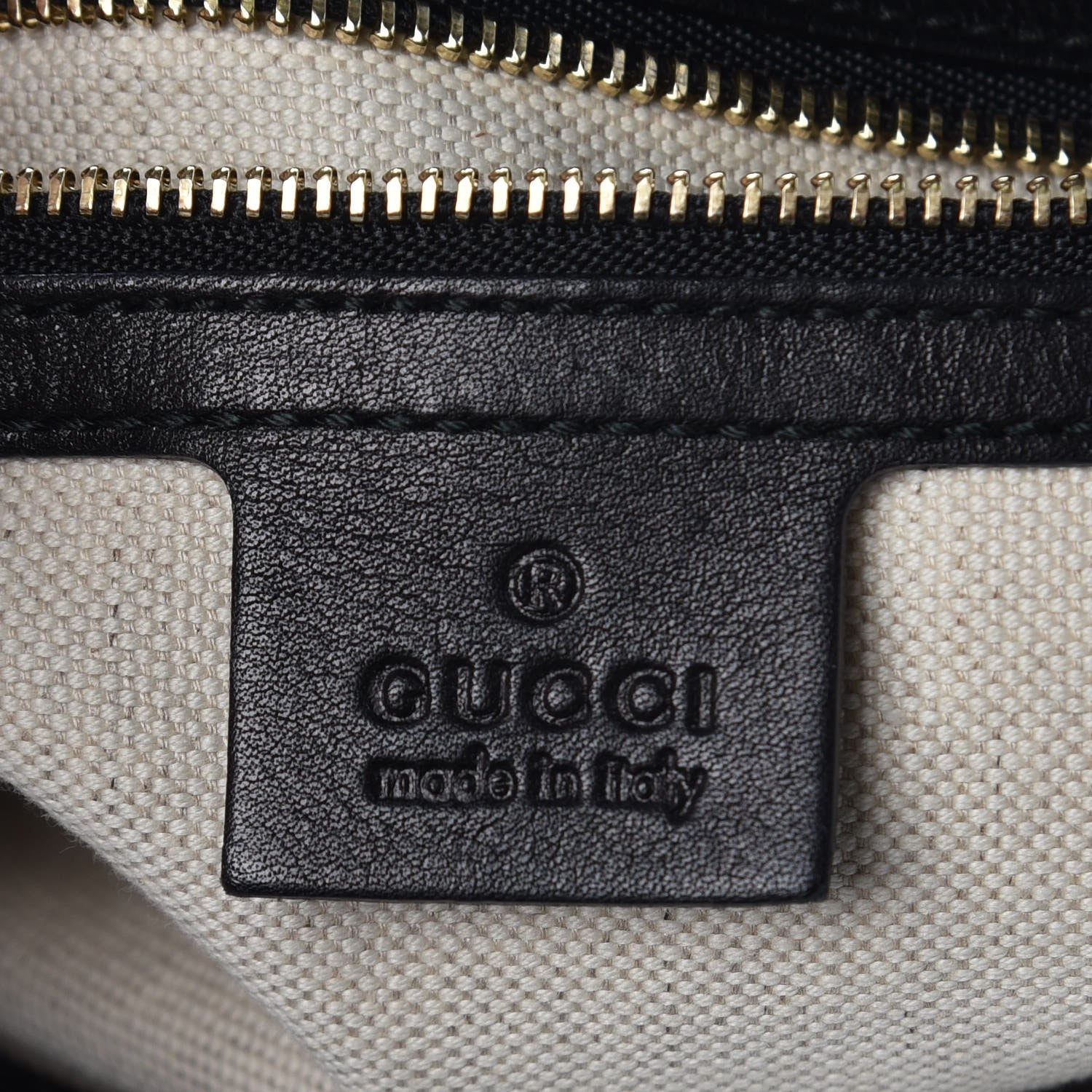 Gucci Calfskin Medium New Jackie Shoulder Bag Black 7 of 9