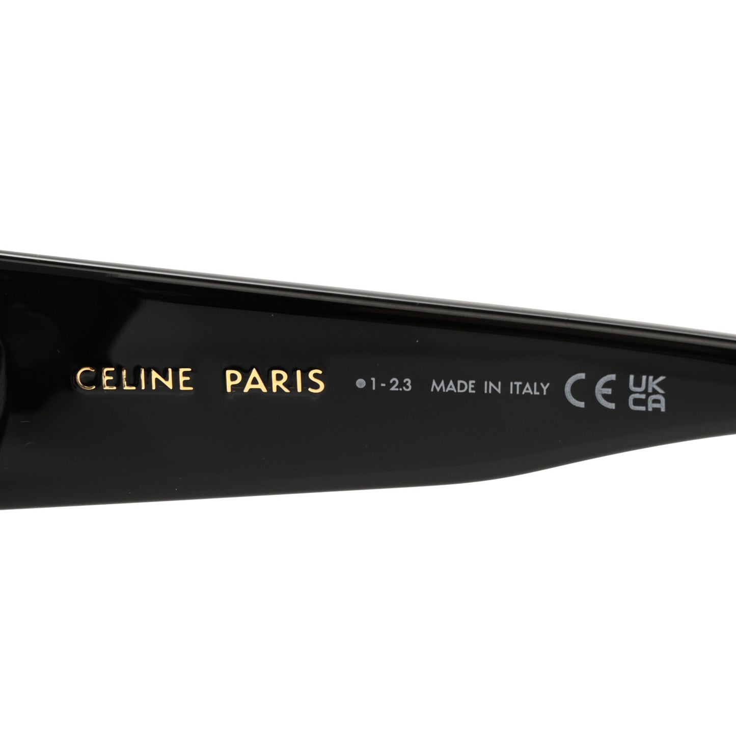 Acetate Bold 3 Dots Sunglasses CL40277F Black