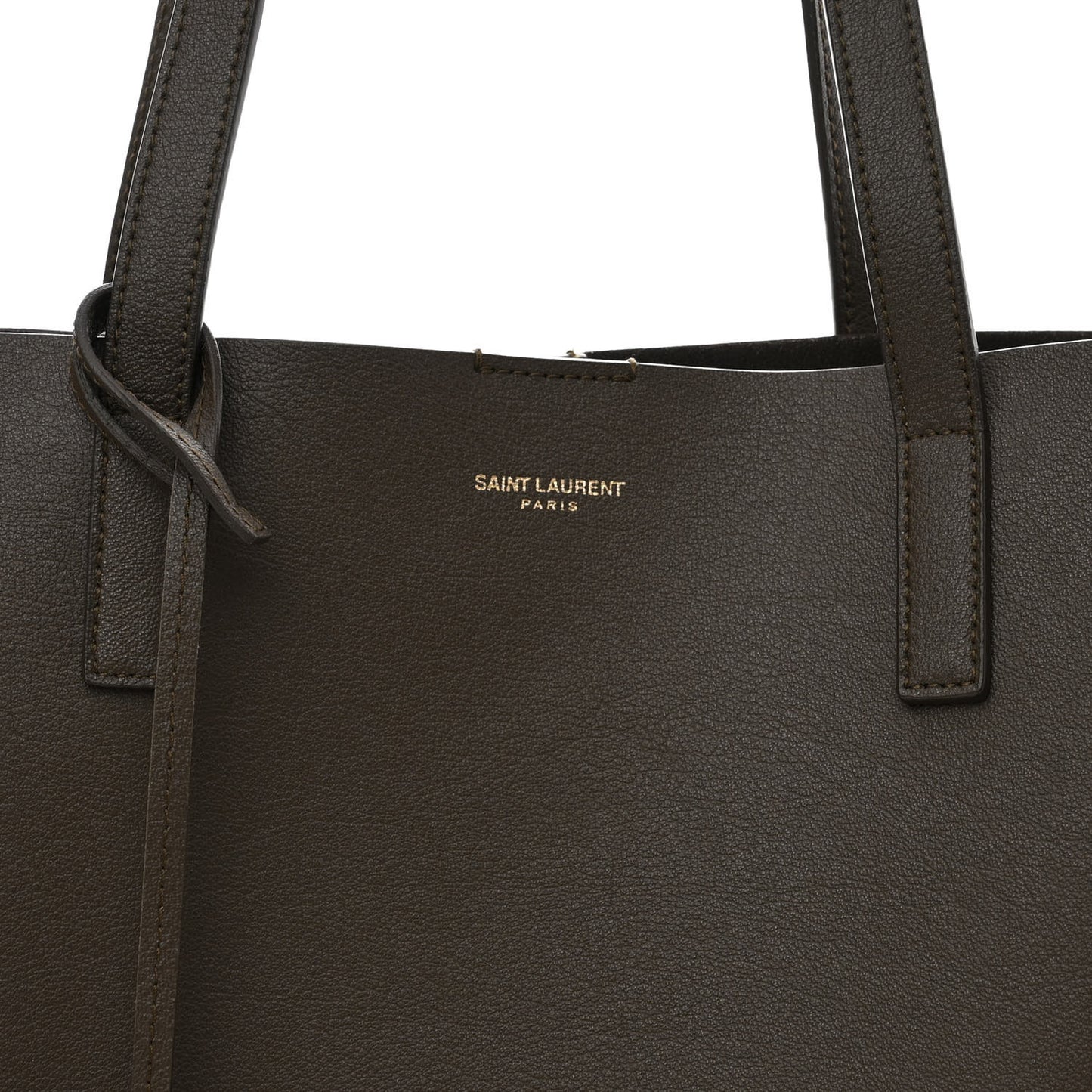 Calfskin Large Shopping Tote Dark Green