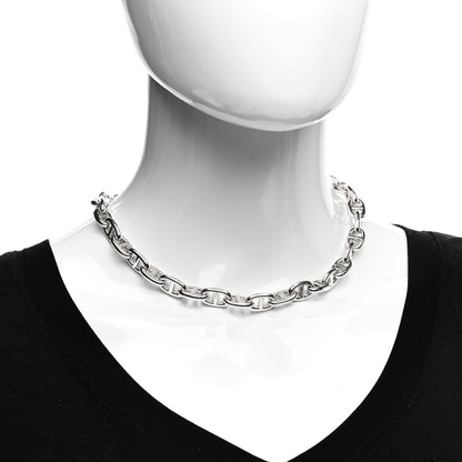 Hermes Sterling Silver Chaine D'Ancre Necklace PM 2 of 4