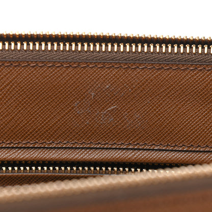 Prada Saffiano Lux Large Galleria Double Zip Tote Caramel 10 of 10