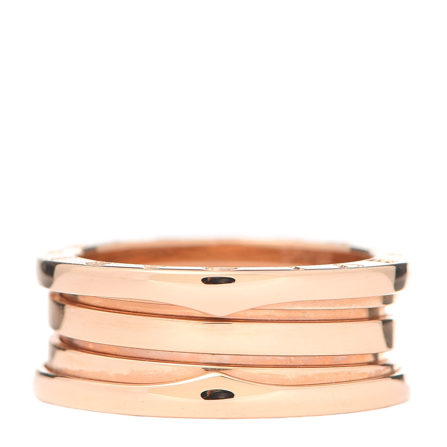 18K Rose Gold B.Zero1 Three-Band Ring 58 8.25