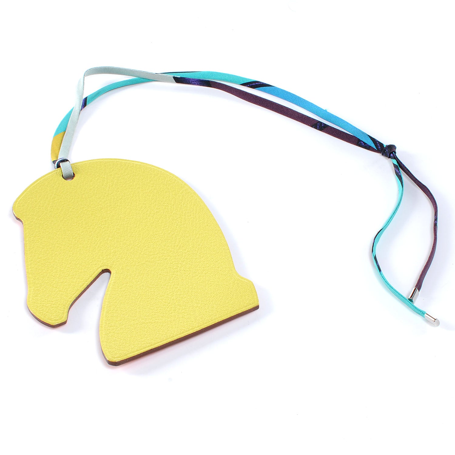 Hermes Samarcande Horse Ornament Bag Charm Jaune Orange 1 of 5