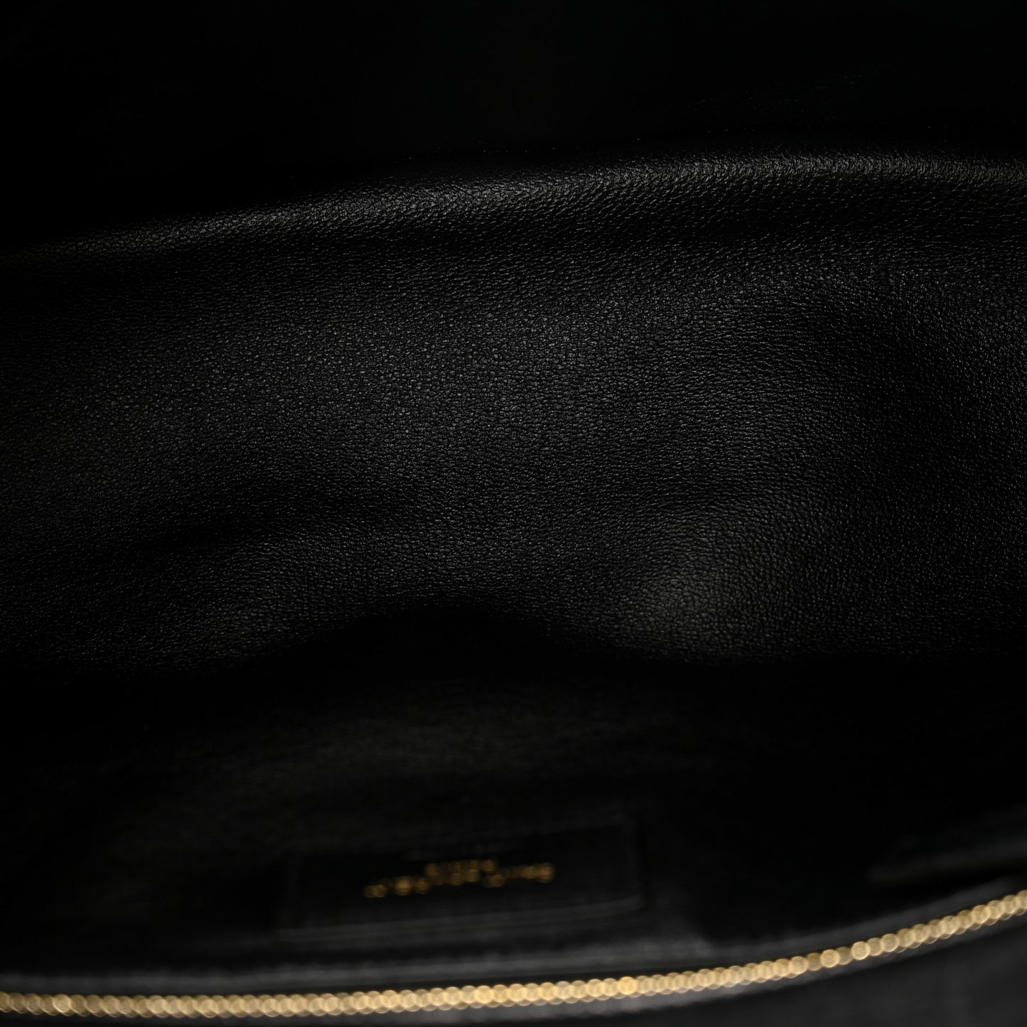 Lambskin Quilted Sade Puffer Envelope Clutch Black