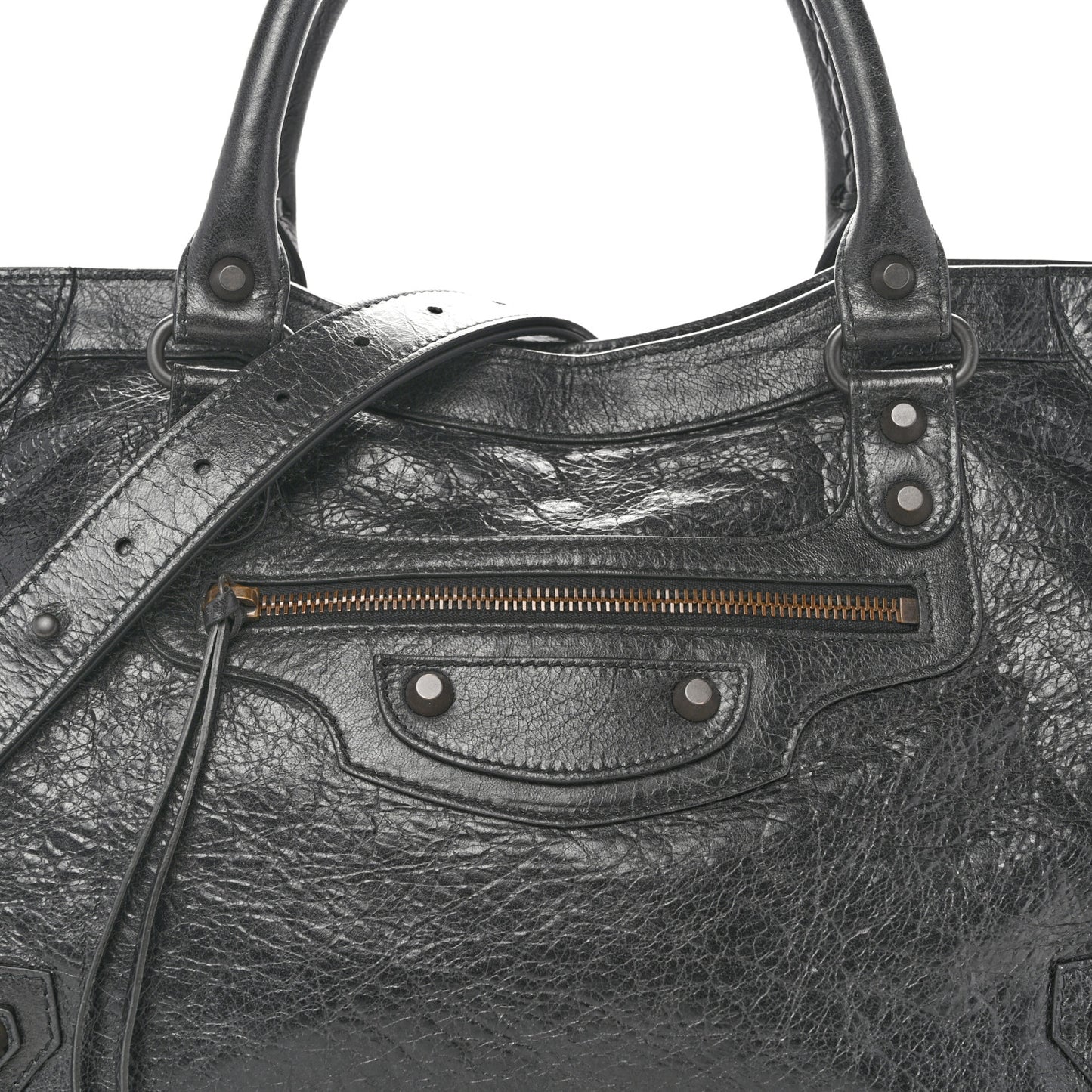Arena Lambskin Classic Hardware Medium Le City Black