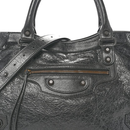 Balenciaga Arena Lambskin Classic Hardware Medium Le City Black 8 of 13