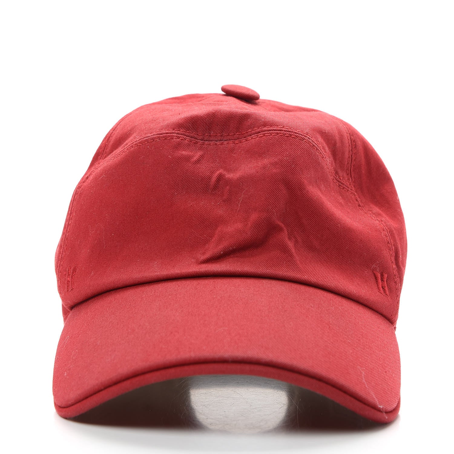 Hermes Cotton H Cap 57Red 4 of 8