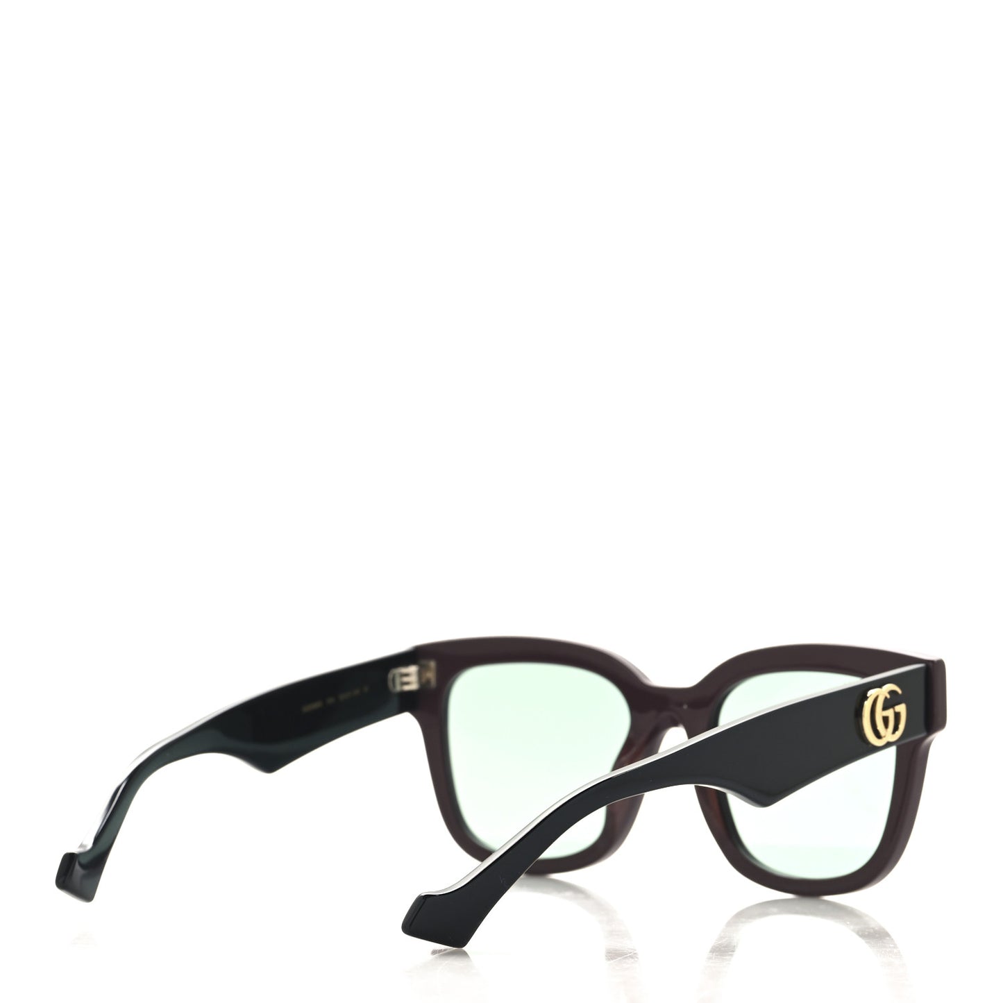 Rectangle 52mm Frame Sunglasses GG0998S Burgundy