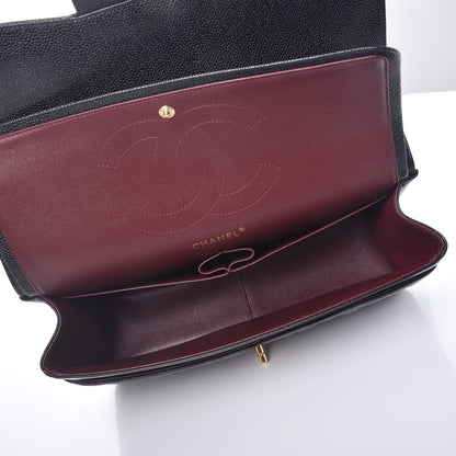 Chanel Caviar Quilted Jumbo Double Flap Black 5 of 9