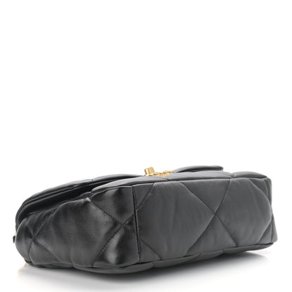Chanel Lambskin Quilted Medium Chanel 19 Flap Black 4 of 11