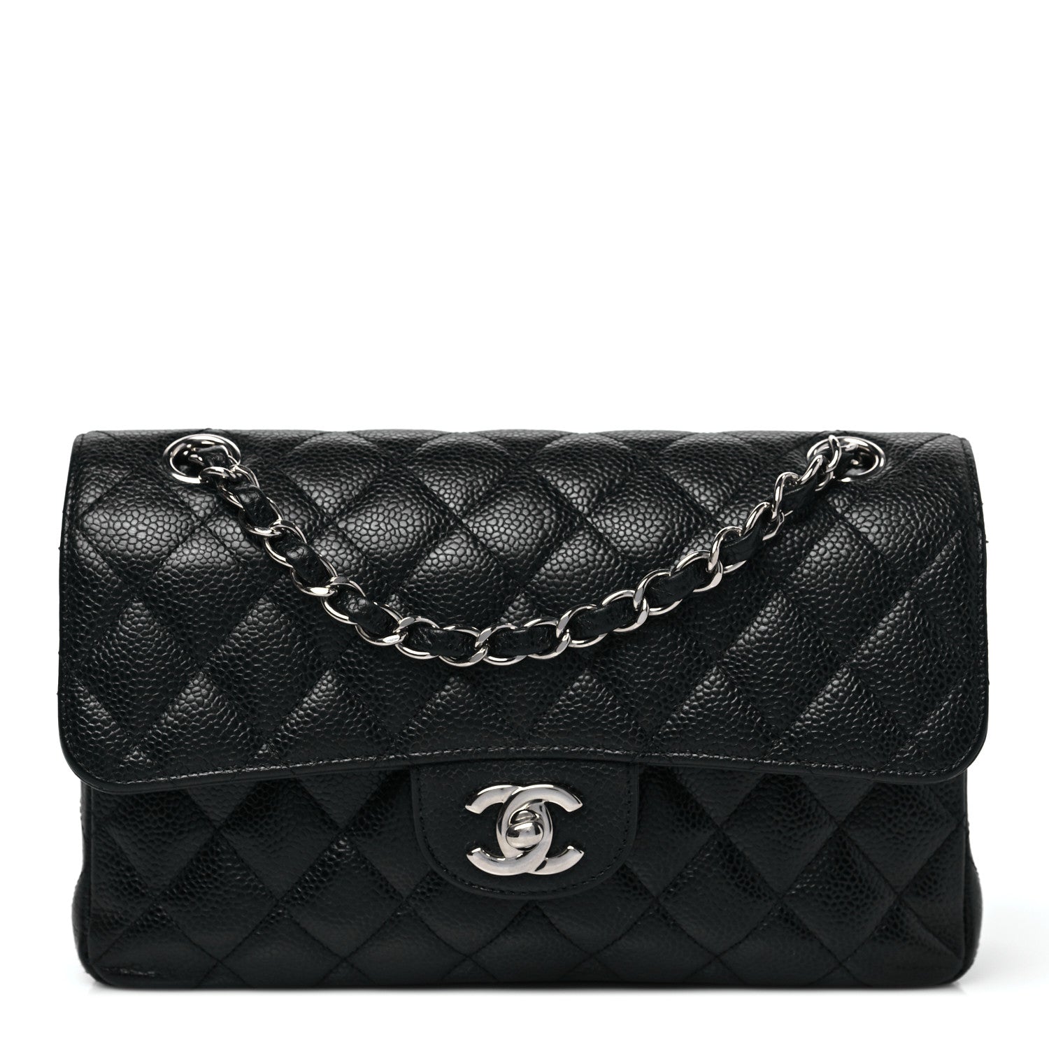 Chanel Caviar Quilted Small Double Flap Black 1 of 10