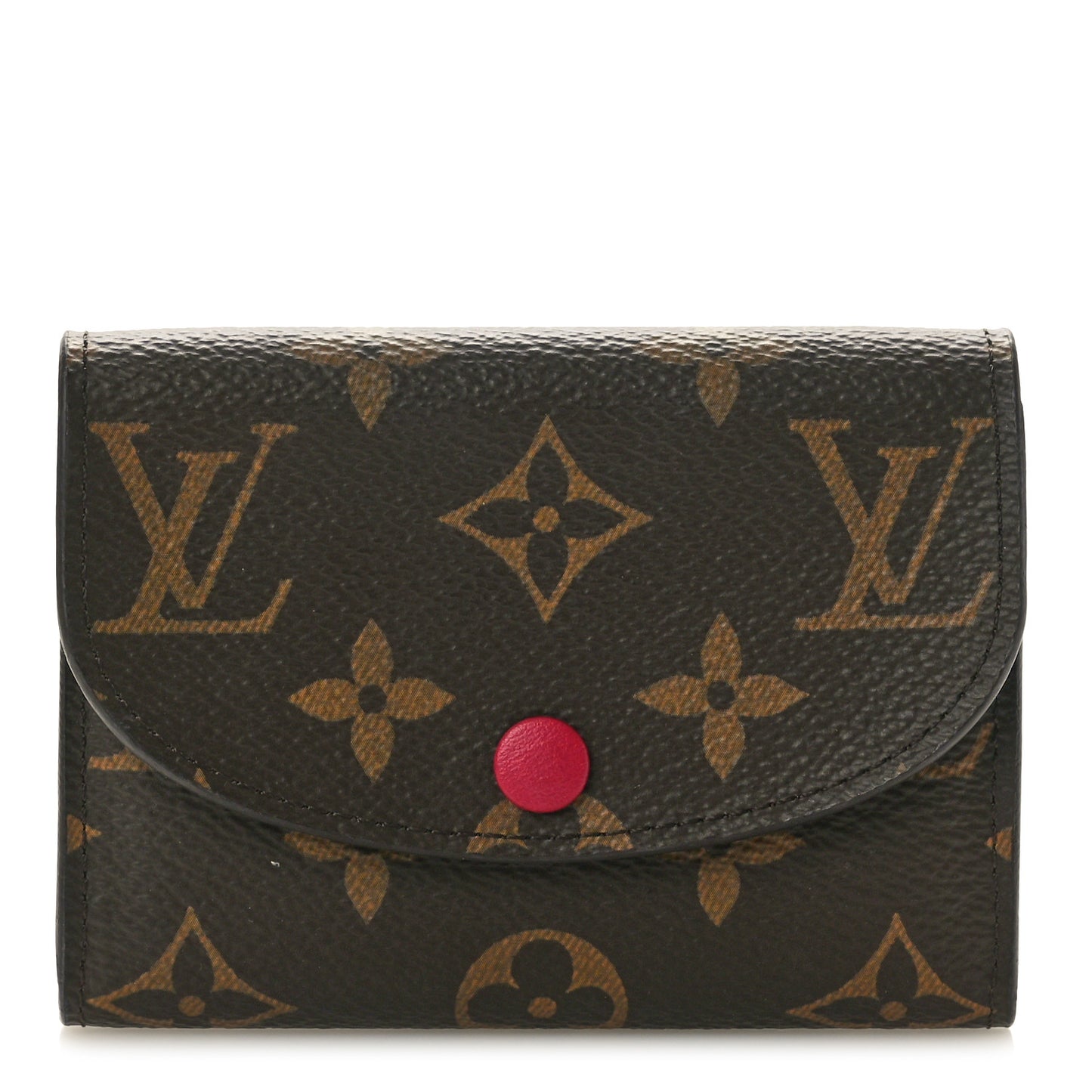Monogram Rosalie Coin Purse Fuchsia
