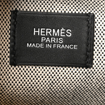 Hermes Canvas Swift Arcon Ecru Black 5 of 9