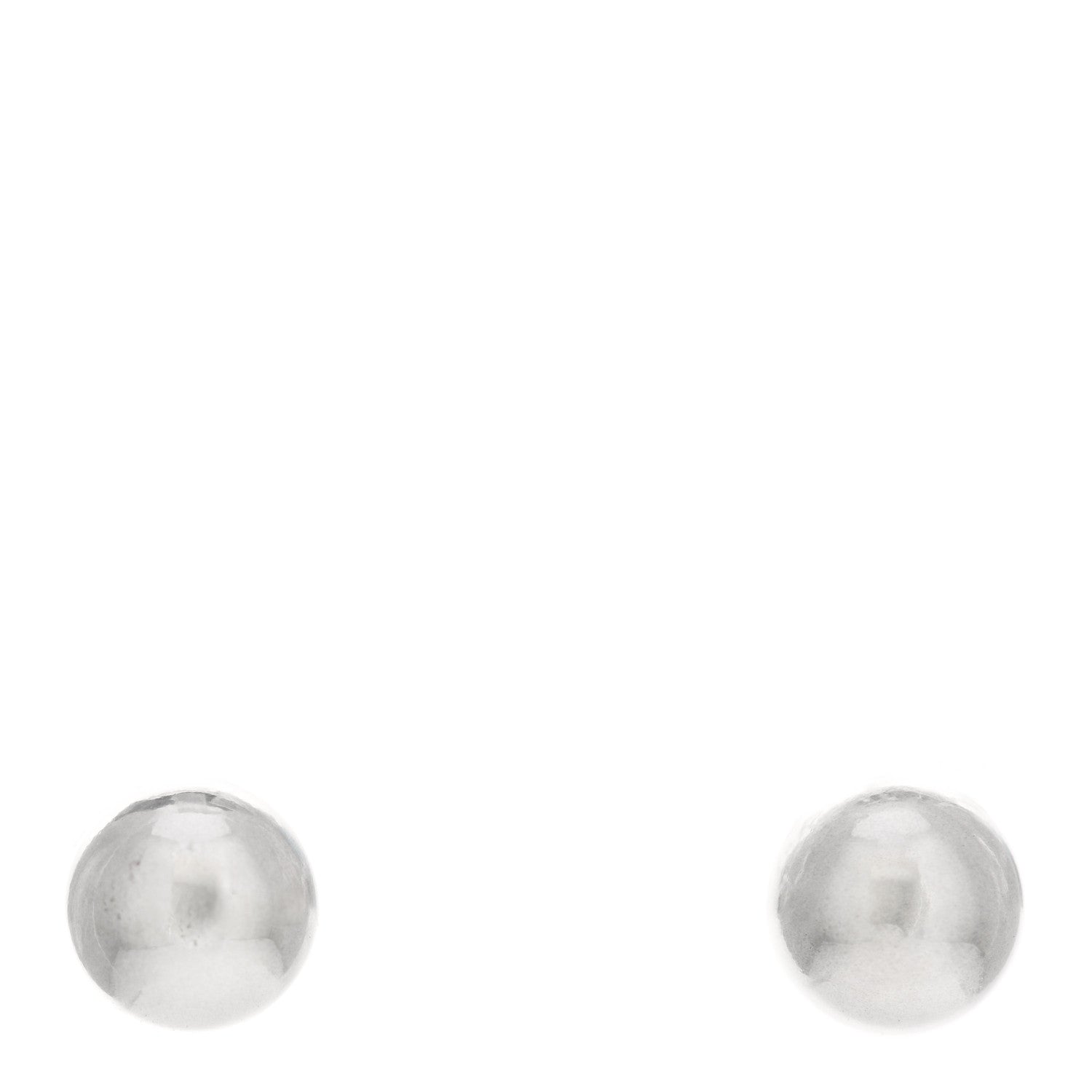 Tiffany Sterling Silver 8mm HardWear Ball Earrings 1 of 4