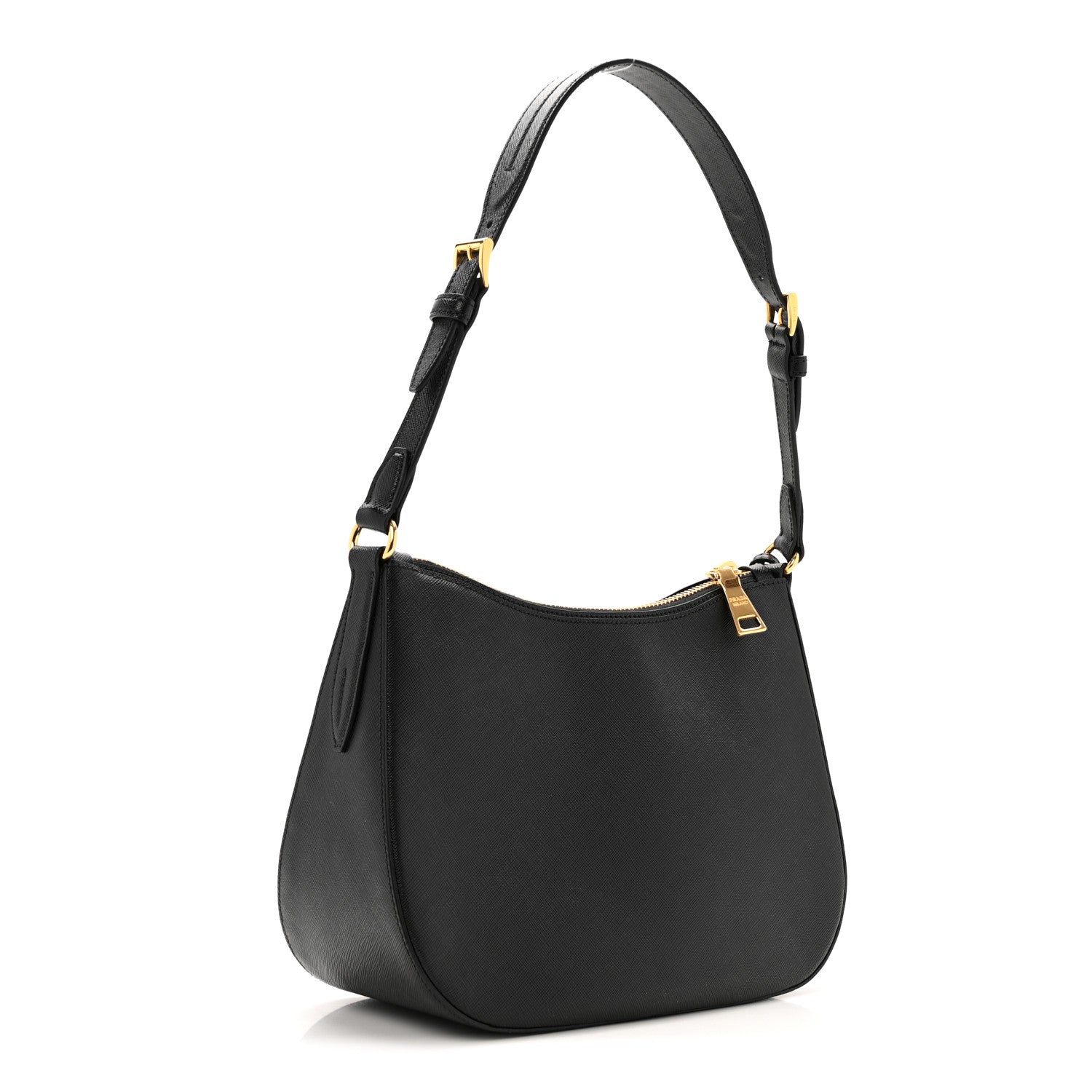 Prada Saffiano Lux Shoulder Bag Black 3 of 14