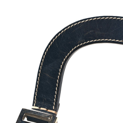 Fendi Zucchino Tote Navy Blue 10 of 10