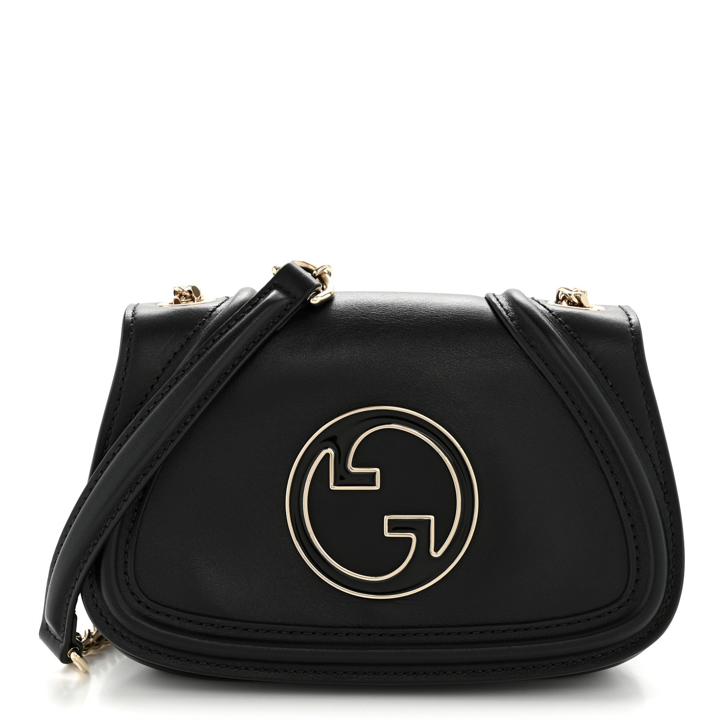 Gucci Calfskin Blondie Small Shoulder Bag Black 1 of 12