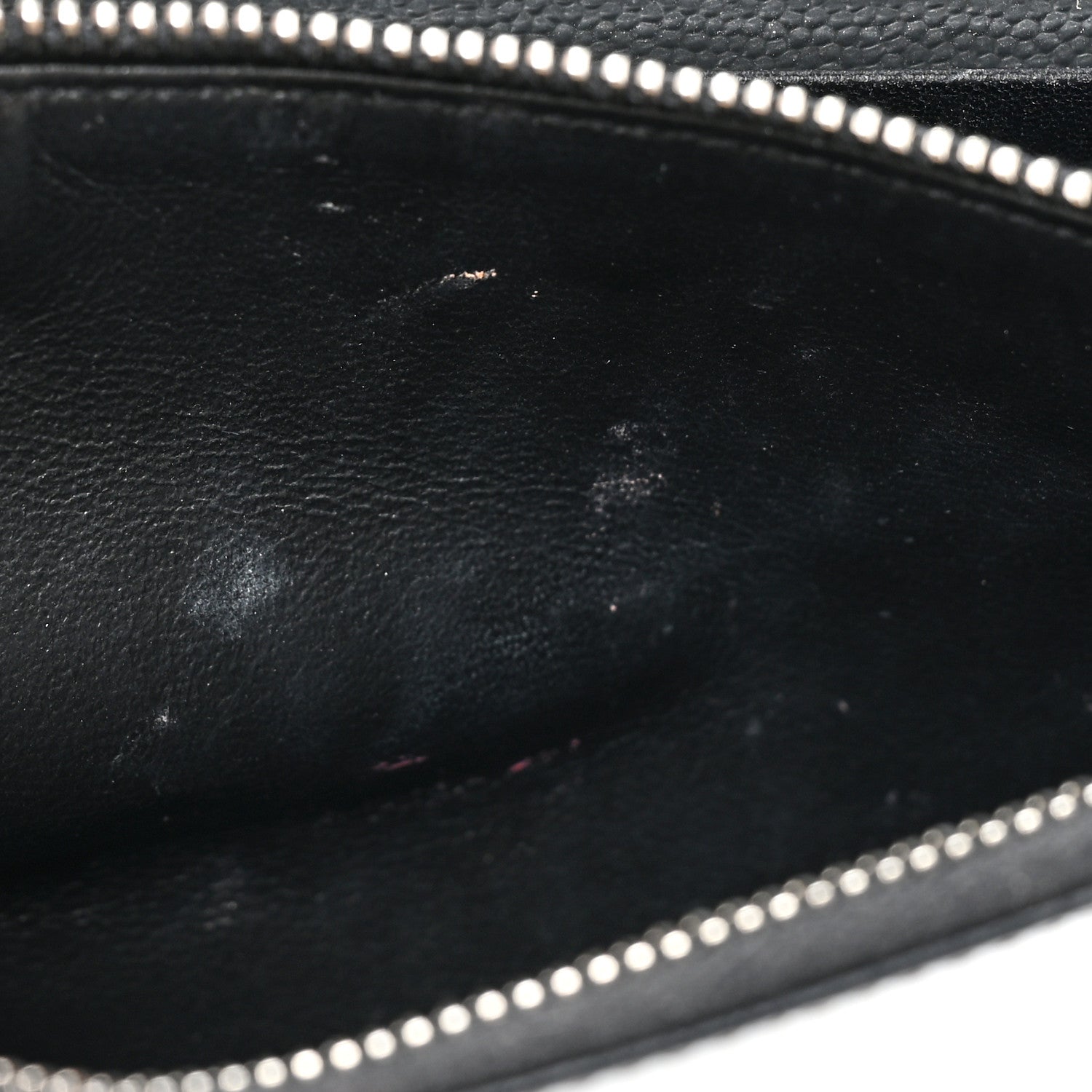 Saint Laurent Grain De Poudre Clasic Kate Monogram Tassel Chain Wallet Argento 13 of 19