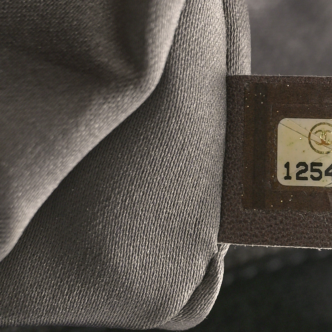 Chanel Calfskin Bubble Quilt Accordion Flap Grey 7 of 11