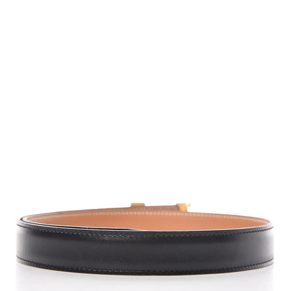 Hermes Chamonix Box 24mm Constance H Belt 65 Black Natural 3 of 11