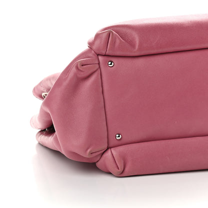 Chanel Lambskin Lax Accordion Hobo Pink 8 of 9