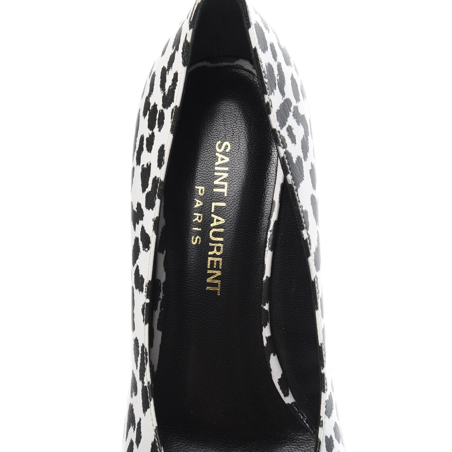 Soft Calfskin Baby Cat Paris 50 Pumps Bianco 35 White Black