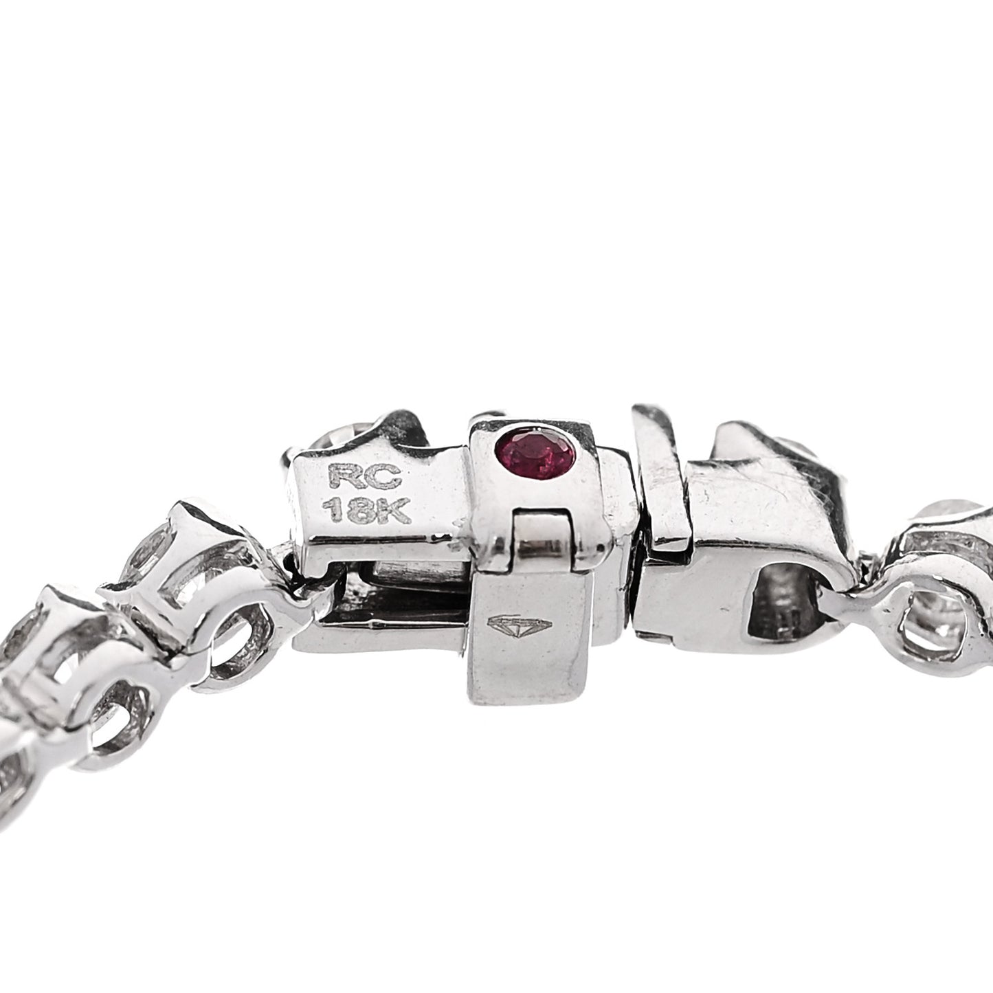 18K White Gold Diamond 2.35ctw Tennis Bracelet