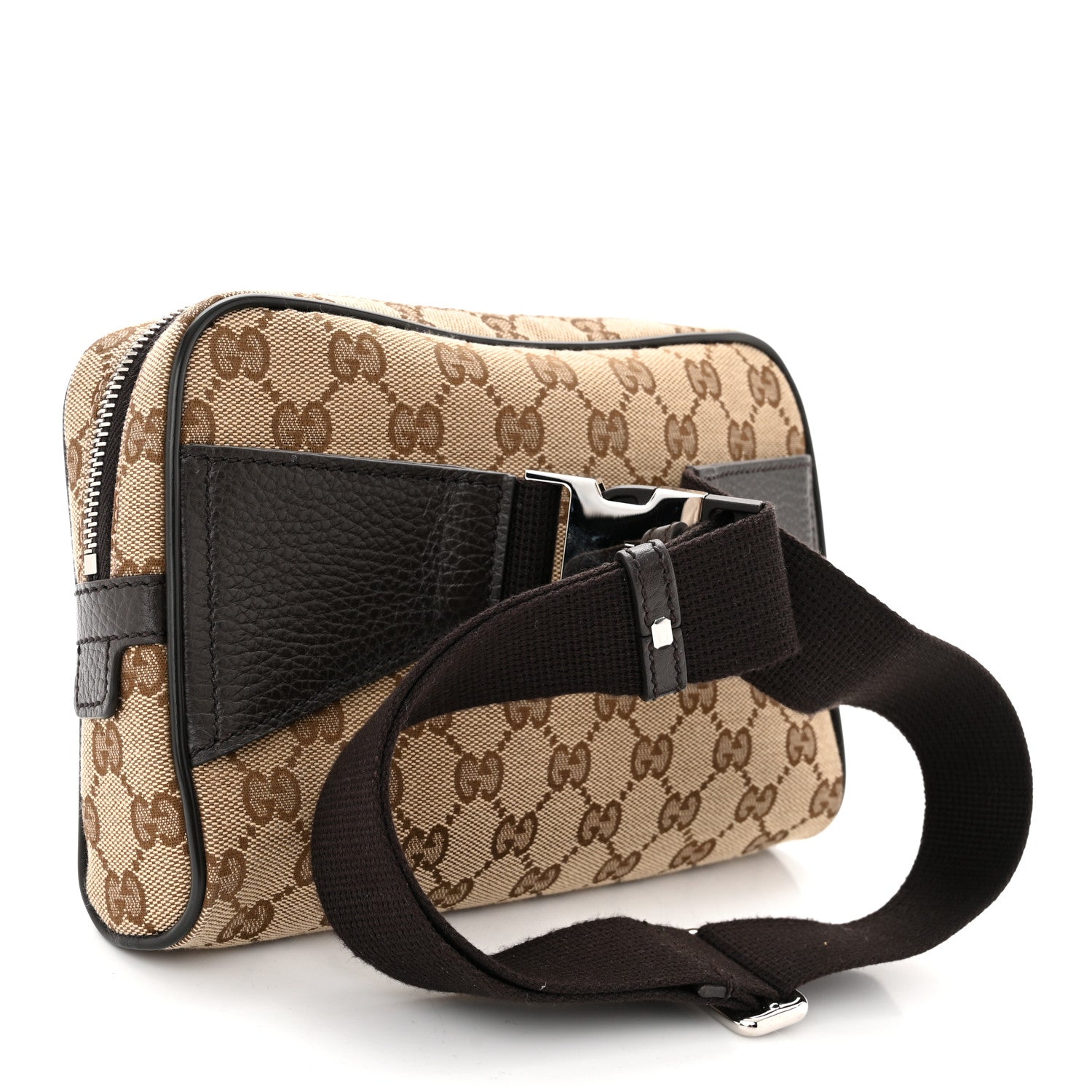Gucci Monogram Belt Bag Dark Brown 3 of 10