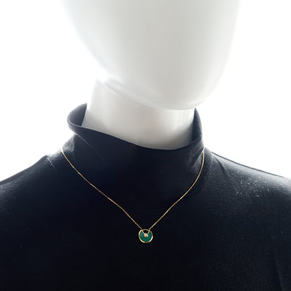 Cartier 18K Yellow Gold Diamond Chrysoprase XS Amulette de Cartier Pendant Necklace 2 of 5