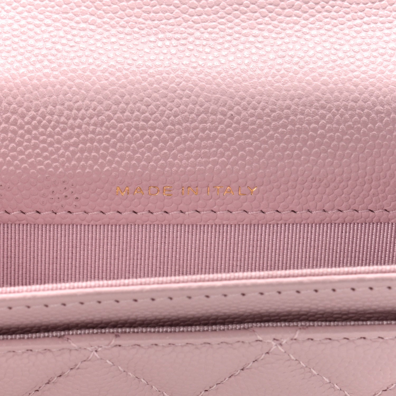 Chanel Caviar Quilted Flap Card Holder Wallet Light Pink 6 of 9
